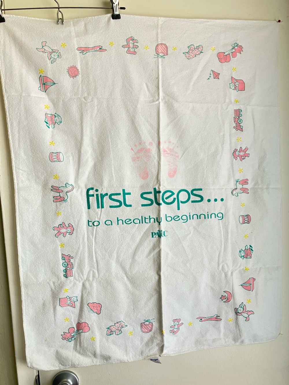 Riegel Baby Receiving Blanket 100% Cotton Flannel First Steps PACC Made in USA
